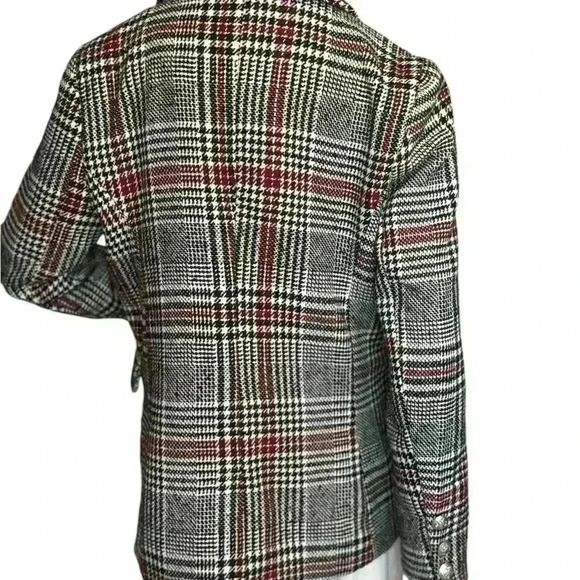 Bagatelle Collection Plaid Blazer Multicolored. - Picture 7 of 14